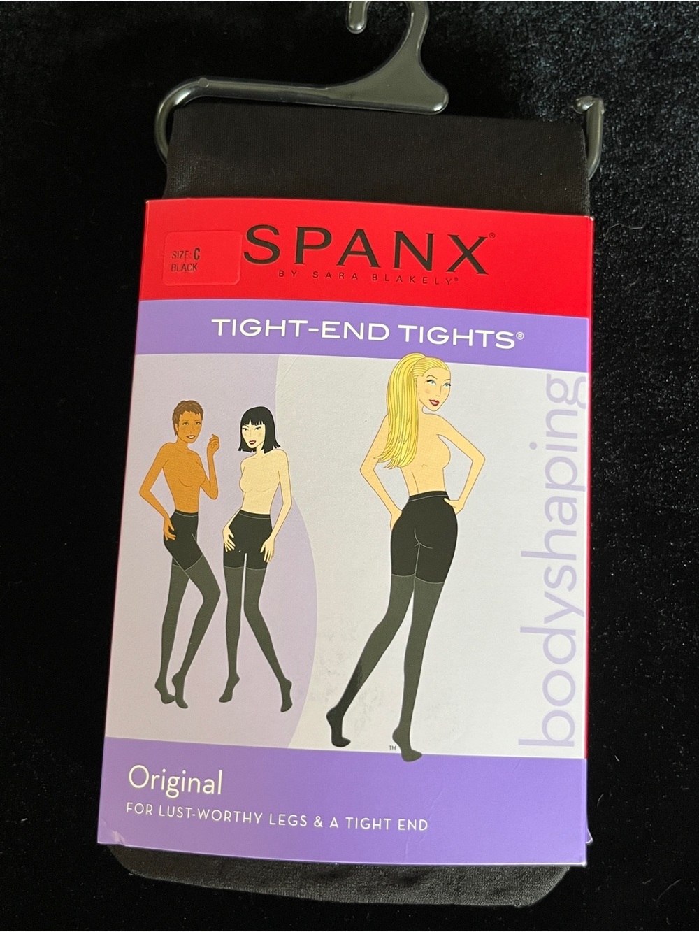 NWT Spanx Tight-End Tights bodyshaping Original Black Sz C